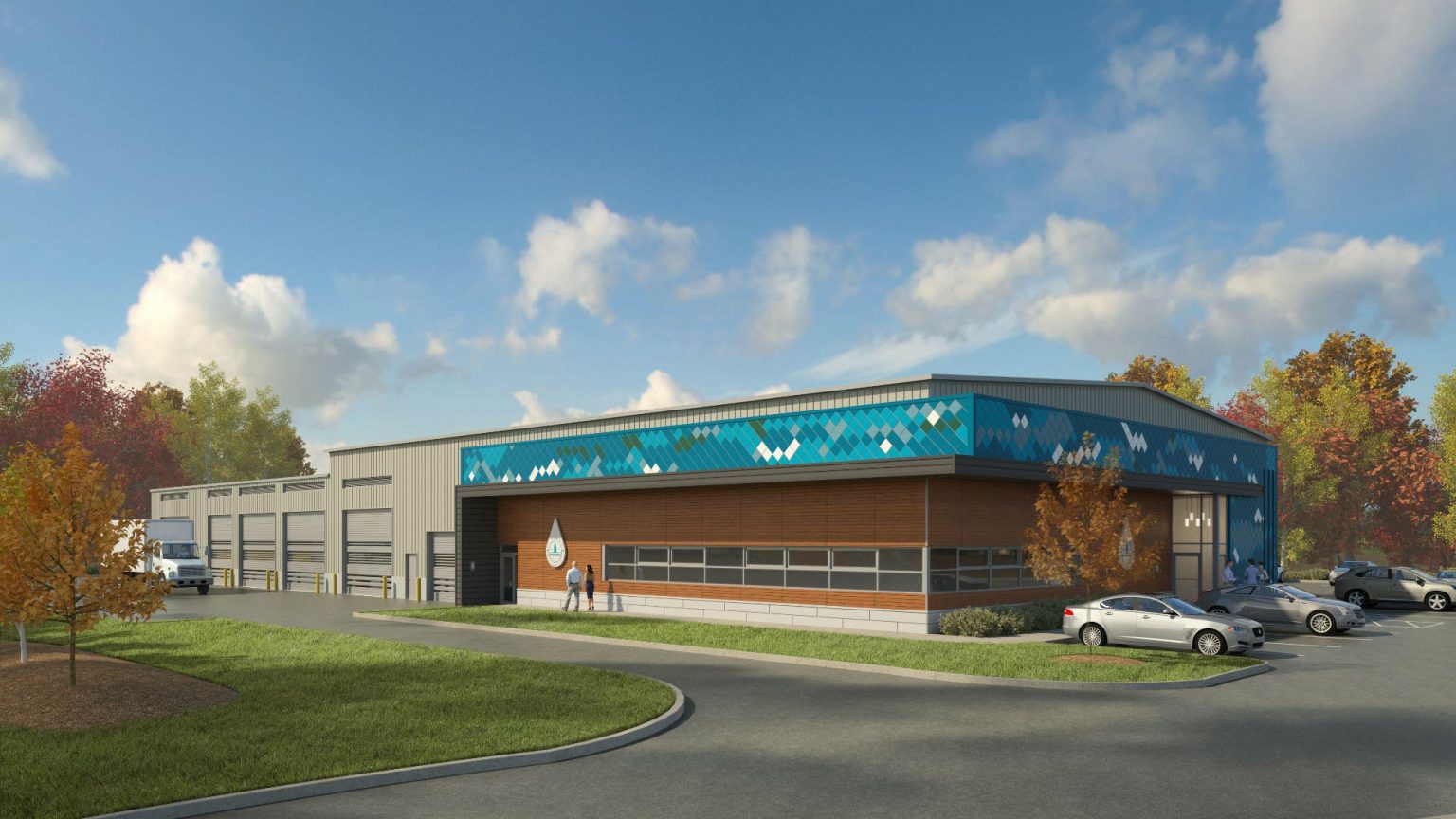 Building Design for Fall River Water Department Central Operations Facility in Fall River, MA: a consolidation of multiple existing facilities throughout the city into one new central location