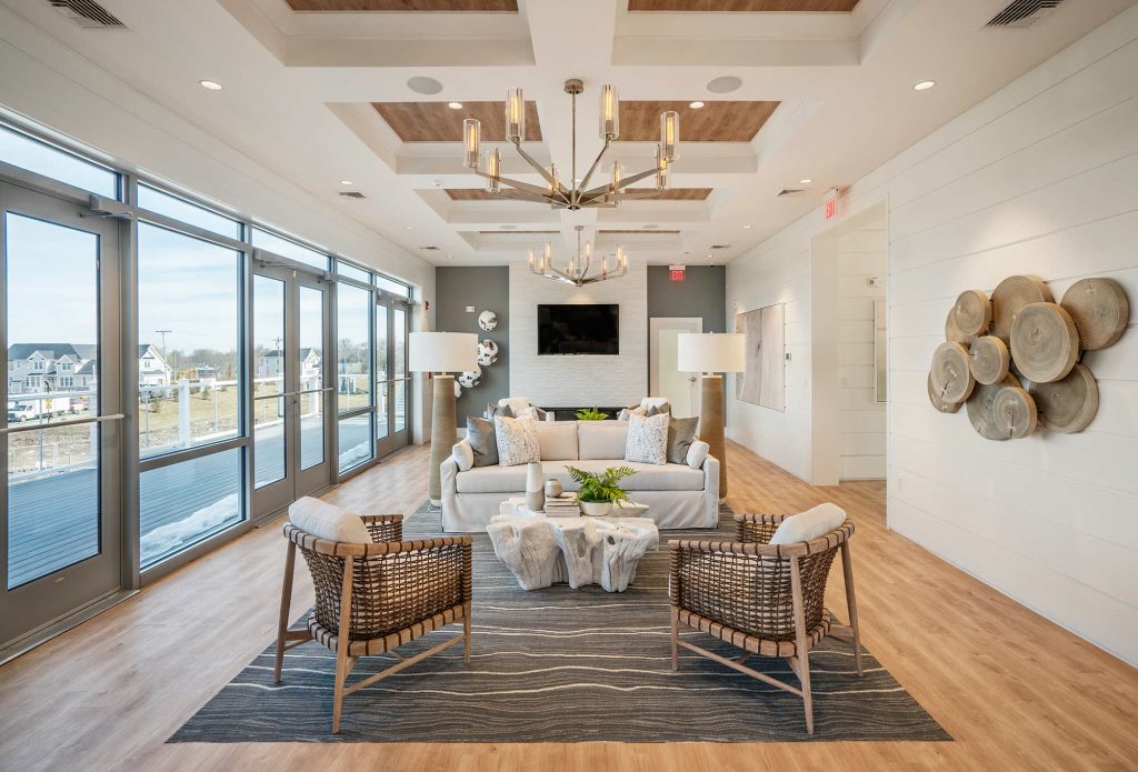 Resort design for Seaside at Scituate Clubhouse: a 6,500 square foot clubhouse of for an active 55+ community in Scituate, Massachusetts