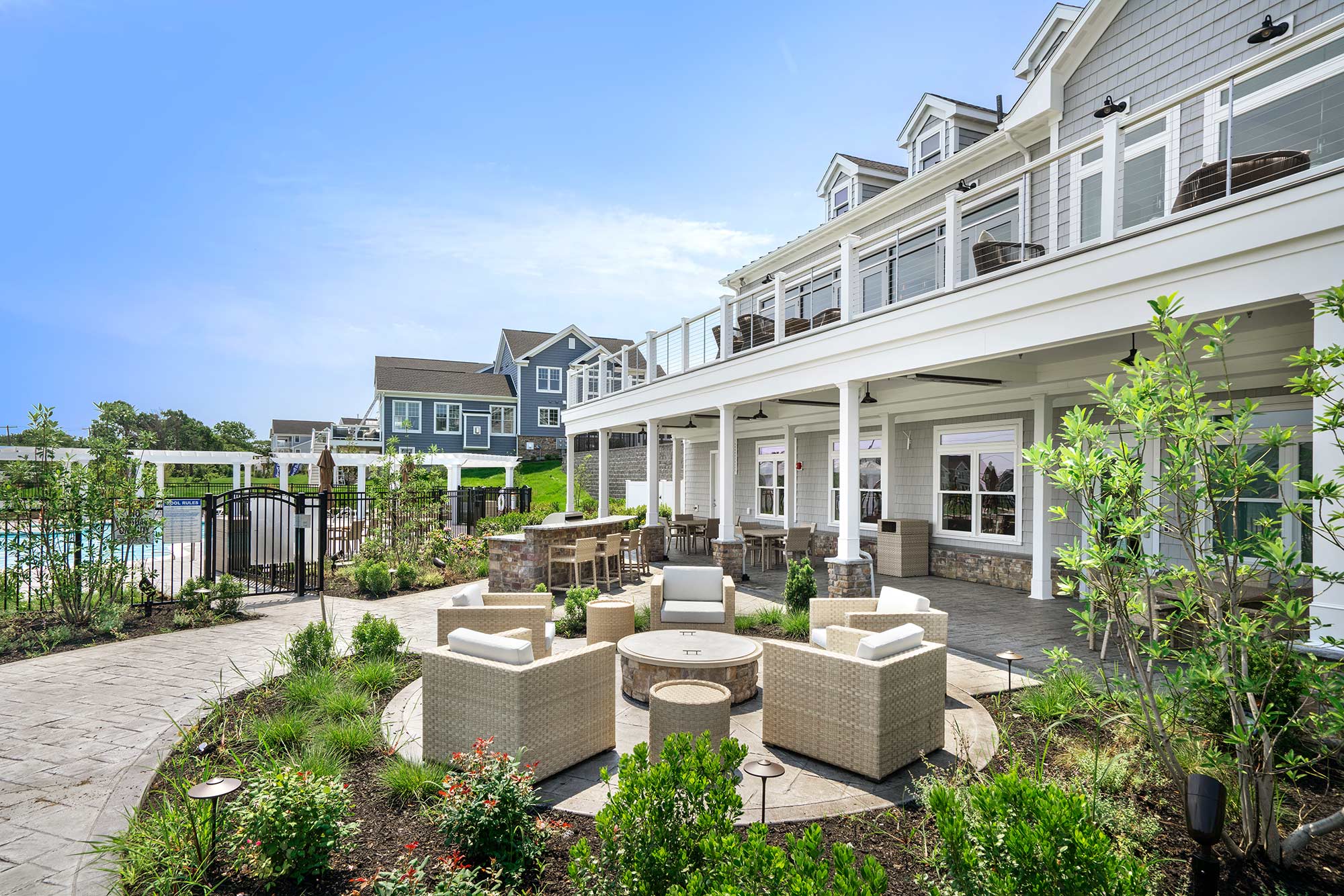 Resort design for Seaside at Scituate Clubhouse: a 6,500 square foot clubhouse of for an active 55+ community in Scituate, Massachusetts